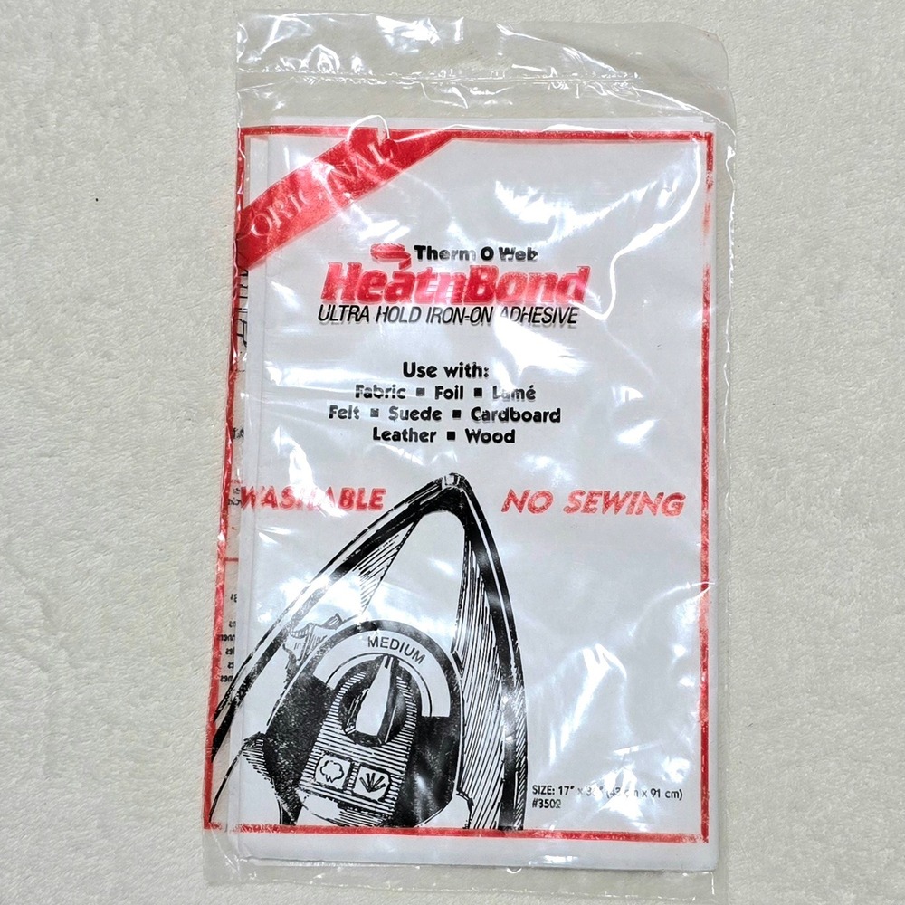 Vintage Thermo‎ O Web HeatnBond Ultra Hold Iron On Adhesive Fabric Craft NIB